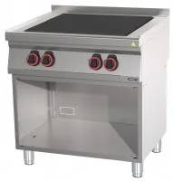 Fourneau profondeur 700 électrique 4 plaques coup de feu avec soubassement 80 triphasé - casselin - c7foe4p80s - Casselin - C7FOE4P80S Fourneau profondeur 700 électrique 4 plaques coup de feu avec soubassement 80 triphasé - casselin - c7foe4p80s - Casselin - C7FOE4P80S