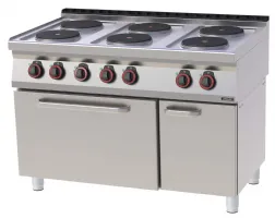 Fourneau profondeur 700 électrique 6 feux four électrique ventilé gn 1/1 120 triphasé - casselin - c7foe6ffv120 - Casselin - C7FOE6FFV120 Fourneau profondeur 700 électrique 6 feux four électrique ventilé gn 1/1 120 triphasé - casselin - c7foe6ffv120 - Casselin - C7FOE6FFV120