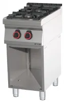 Fourneau profondeur 700 gaz 2 feux avec soubassement 40 9,5 kW - Casselin - C7FOG2F40S Fourneau profondeur 700 gaz 2 feux avec soubassement 40 9,5 kW - Casselin - C7FOG2F40S
