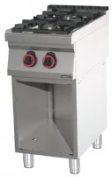 Fourneau profondeur 700 gaz 2 feux avec soubassement HP 40 11 kW - Casselin - C7FOG2FHP40S Fourneau profondeur 700 gaz 2 feux avec soubassement HP 40 11 kW - Casselin - C7FOG2FHP40S