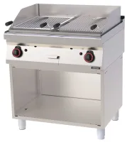 Grill pierre de lave profondeur 700 double avec soubassement 80 Gaz - Casselin - C7GPLD80S Grill pierre de lave profondeur 700 double avec soubassement 80 Gaz - Casselin - C7GPLD80S
