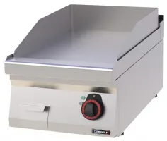 Plaque à snacker pro profondeur 700 Fonte Lisse 40 Triphasé - Casselin - C7PASFL40