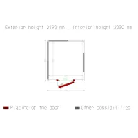 Photo 5 - Chambre froide professionnelle isolation 80 mm 2190x1990x2190 mm - diamond promo - c80a/bf - Diamond promo - C80A/BF