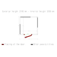 Photo 5 - Chambre froide professionnelle iso 80 2190x2190x2190 mm - diamond - c90a/bf - Diamond - C90A/BF