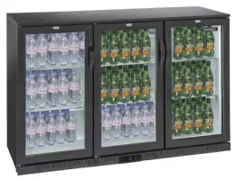 Arrière Bar 3 portes vitrées capacité 312 L - Casselin - CAB3P Arrière Bar 3 portes vitrées capacité 312 L - Casselin - CAB3P