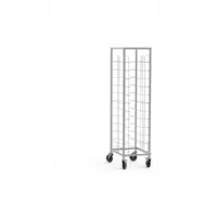 Chariot Porte assiette 12 niveaux pour plateaux 530 mm, 4 roues freins - Eratos - CBAD-12 Chariot Porte assiette 12 niveaux pour plateaux 530 mm, 4 roues freins - Eratos - CBAD-12