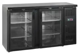 Arrière de bar à usage intensif avec 2 portes vitrées positif - Tefcold - CBC210G Arrière de bar à usage intensif avec 2 portes vitrées positif - Tefcold - CBC210G