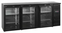 Arrière de bar à usage intensif positif avec 3 portes vitrées - Tefcold - CBC310G Arrière de bar à usage intensif positif avec 3 portes vitrées - Tefcold - CBC310G