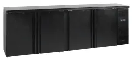 Arrière bar positif 4 portes pleines à fermeture automatique - Tefcold - CBC410 - TEFCOLD - CBC410 Arrière bar positif 4 portes pleines à fermeture automatique - Tefcold - CBC410 - TEFCOLD - CBC410