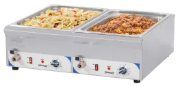 Bains Marie Double bain-marie avec robinet de vidange GN 1/1 - 100 mm - Casselin - CBMDV100 Bains Marie Double bain-marie avec robinet de vidange GN 1/1 - 100 mm - Casselin - CBMDV100
