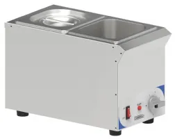 Bains Marie Bain-marie à sauce 2 x GN 1/6 compact - Casselin - CBMS216V