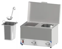Bains Marie à sauce compact 2 cuves - Casselin - CBMSC2H Bains Marie à sauce compact 2 cuves - Casselin - CBMSC2H