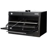 Four barbecue professionnel à charbon GN 2/1 + GN 1/1, 8 kW - Diamond Promo - CBQ-120/BK