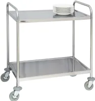 Chariot de Débarrassage en inox 2 plateaux 850x525x945 mm - Casselin - CCI2 Chariot de Débarrassage en inox 2 plateaux 850x525x945 mm - Casselin - CCI2