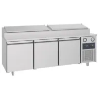 Saladette réfrigérée 32 portes pleines 600x400 mm, 10 bacs gn 1/3 h=150 mm -2°c/+8°c wifi - virtus - ccz0037/fn - Virtus group - CCZ0037/FN