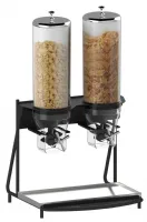 Distributeur de céréale large 2 tubes 2 x 5 litres - Casselin - CDCL2 Distributeur de céréale large 2 tubes 2 x 5 litres - Casselin - CDCL2
