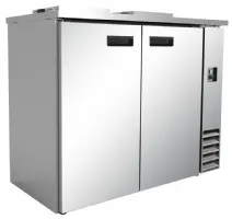 Cellule à déchets réfrigérée inox 2 portes, +4/+10°C, 2 poubelles de 120 L - l2g - CDR-2 - L2G - CDR-2 Cellule à déchets réfrigérée inox 2 portes, +4/+10°C, 2 poubelles de 120 L - l2g - CDR-2 - L2G - CDR-2