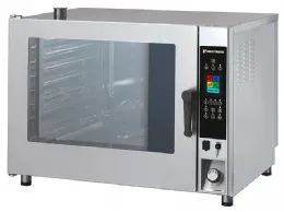 Four mixte professionnel Triphasé niveaux commandes programmables écran tactile injection directe - Furnotel - CDT207E