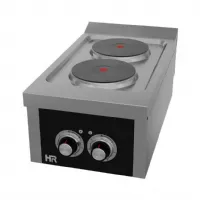 Cuisinière électrique 2 plaques Triphasé 5,2 kW - Hr Fainca - CE2P750S Cuisinière électrique 2 plaques Triphasé 5,2 kW - Hr Fainca - CE2P750S