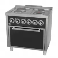 Fourneau profondeur 600 Triphasé 4 feux 9,5 kW - Hr Fainca - CE4P600H Fourneau profondeur 600 Triphasé 4 feux 9,5 kW - Hr Fainca - CE4P600H
