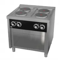 Cuisinière sur placard 4 plaques triphasé 10,4 kW - Hr Fainca - CE4P750E