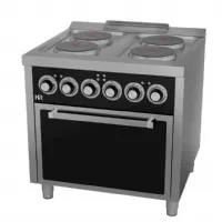 Cuisinière Triphasé 4 feux 15,4 kW - Hr Fainca - CE4P750H Cuisinière Triphasé 4 feux 15,4 kW - Hr Fainca - CE4P750H