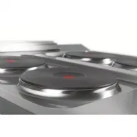 Photo 2 - Cuisinière 4 feux triphasé 10,4 kw - hr fainca - ce4p750s - Hr fainca - CE4P750S