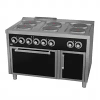 Cuisinière Triphasé 6 feux 20,6 kW - Hr Fainca - CE6P750H Cuisinière Triphasé 6 feux 20,6 kW - Hr Fainca - CE6P750H
