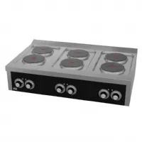 Cuisinière 6 feux Triphasé 15,6 kW - Hr Fainca - CE6P750S Cuisinière 6 feux Triphasé 15,6 kW - Hr Fainca - CE6P750S
