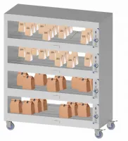 Étagère chauffante mobile 120 - Casselin - CECM120 Étagère chauffante mobile 120 - Casselin - CECM120