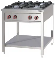 Cuisinière professionnelle Fourneau à gaz - 4 feux - Casselin - CFOG4 Cuisinière professionnelle Fourneau à gaz - 4 feux - Casselin - CFOG4