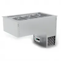 Cuve froide positive encastrable 2 gn1/1 prof. 150 avec groupe incorporé et vidange intégrée - eratos - cfv2g - Eratos - CFV2G Cuve froide positive encastrable 2 gn1/1 prof. 150 avec groupe incorporé et vidange intégrée - eratos - cfv2g - Eratos - CFV2G