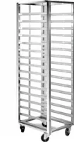 Chariot Porte assiette 15 niveaux 750x650x1600 mm - Afi-Collin-Lucy - CG-075-1 Chariot Porte assiette 15 niveaux 750x650x1600 mm - Afi-Collin-Lucy - CG-075-1