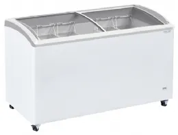 Congélateur coffre couvercle vitré coulissant 475 L - Coolhead - CG 509A Congélateur coffre couvercle vitré coulissant 475 L - Coolhead - CG 509A