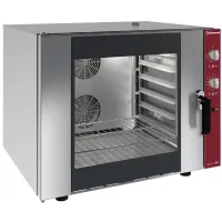 Four professionnel électrique à convection GN 1/1 commandes manuelles humidificateur - Diamond Promo - CGE611-BQ Four professionnel électrique à convection GN 1/1 commandes manuelles humidificateur - Diamond Promo - CGE611-BQ