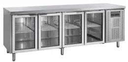 Refroidisseur de comptoir gn1/1 - 4 portes vitrées inox +2 à +10 °c positive - tefcold - ck7410g - Tefcold - CK7410G Refroidisseur de comptoir gn1/1 - 4 portes vitrées inox +2 à +10 °c positive - tefcold - ck7410g - Tefcold - CK7410G