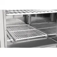 Photo 4 - Table desserte réfrigérée positive 240 l 2 portes plan marbre - polar - cl108 - Polar - CL108
