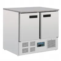 Table desserte réfrigérée positive 240 l 2 portes plan marbre - polar - cl108 - Polar - CL108 Table desserte réfrigérée positive 240 l 2 portes plan marbre - polar - cl108 - Polar - CL108