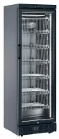 Congélateur vertical professionnel noir 1 porte vitrée chauffante 320 L - Coolhead - CNG 390B