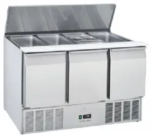 Saladette réfrigérée couvercle inox refermable +0/+8°C - Coolhead - CR 93A Saladette réfrigérée couvercle inox refermable +0/+8°C - Coolhead - CR 93A