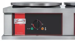 Photo 2 - Crêpière professionnelle monophasé 40 cm 2 plaques - sofraca - cr2ce40 - Sofraca - CR2CE40