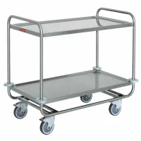 Chariot de service professionnel 2 niveaux 1090x590x915 mm - diamond - cs2/100s - Diamond - CS2/100S Chariot de service professionnel 2 niveaux 1090x590x915 mm - diamond - cs2/100s - Diamond - CS2/100S
