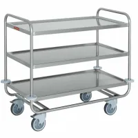 Chariot de service professionnel 3 niveaux 1090x590x915 mm - diamond - cs3/100s - Diamond - CS3/100S Chariot de service professionnel 3 niveaux 1090x590x915 mm - diamond - cs3/100s - Diamond - CS3/100S