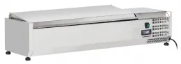 Saladette à Poser 5 x GN 1/4 avec couvercle - Casselin - CSAP514C