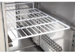 Photo 3 - Saladette réfrigérée professionnelle 2 portes 2 x gn 1/1 pare-haleine -2/+8 °c - polar - ct393 - Polar - CT393