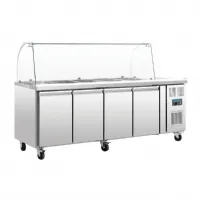 Saladette réfrigérée positive 4 x gn 1/1 - polar - ct395 - Polar - CT395