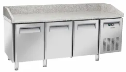 Meuble à Pizzas table réfrigérée 3 portes - Casselin - CTAPZR3P Meuble à Pizzas table réfrigérée 3 portes - Casselin - CTAPZR3P