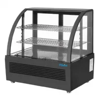 Photo 2 - Vitrine comptoir présentation positive 100 l 705 mm noire - polar - cu636 - Polar - CU636