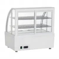 Photo 3 - Vitrine comptoir présentation positive 100 l 705 mm blanche - polar - cu637 - Polar - CU637