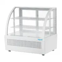 Vitrine comptoir présentation positive 100 L 705 mm blanche - Polar - CU637 Vitrine comptoir présentation positive 100 L 705 mm blanche - Polar - CU637